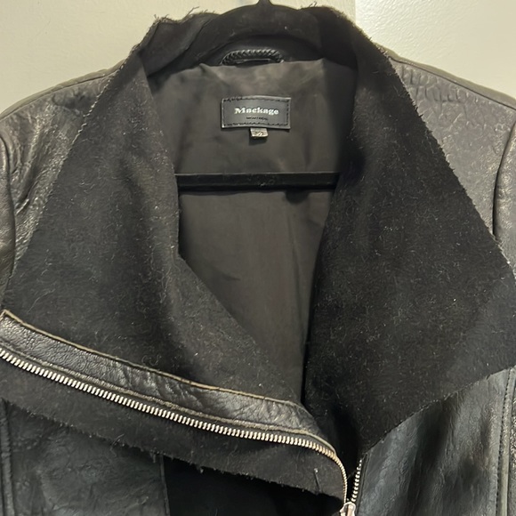 Mackage lambskin leather jacket - Picture 5 of 8